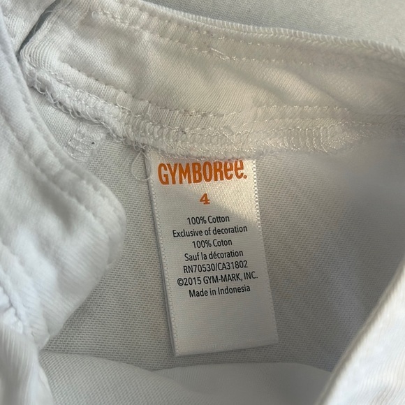 Gymboree White and Blue Giraffe Print Tank Tops - Picture 2 of 5